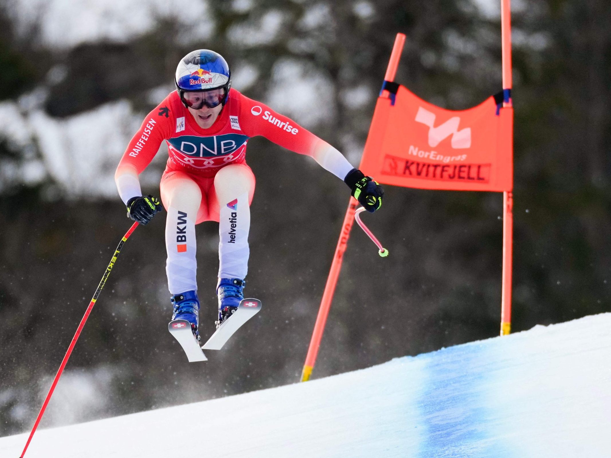 Odermatt hat die Super-G-Kugel zwei Rennen vor Schluss bereits sicher.