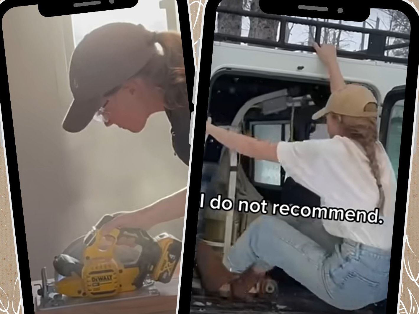 Hämmern, Sägen, Staunen: Diese Frau restauriert ihr Zuhause selbst!