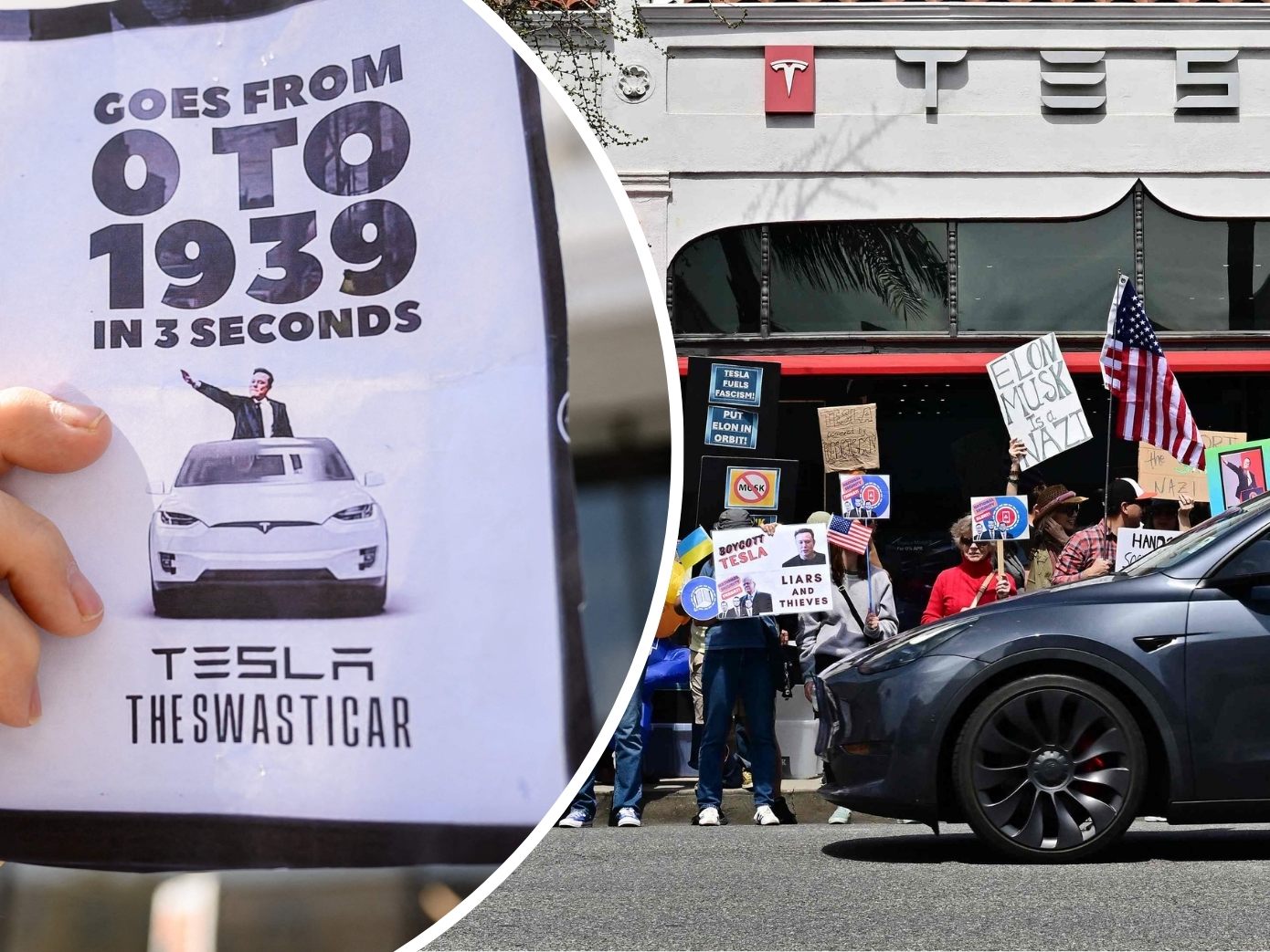 Es kommt vermehrt zu Attacken gegen Tesla-Händler (Bild: Kalifornien) und Tesla-Boss Elon Musk. Es kommt vermehrt zu Attacken gegen Tesla-Händler (Bild: Kalifornien) und Tesla-Boss Elon Musk.