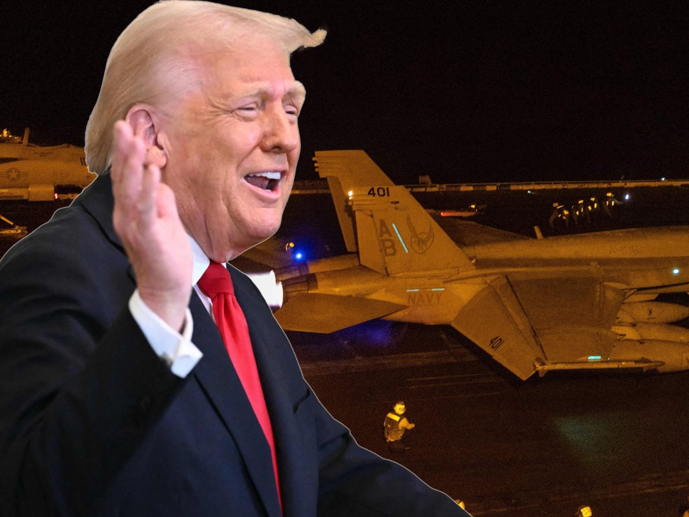 Trump droht dem Iran im Atomstreit mit Bombardements. Trump droht dem Iran im Atomstreit mit Bombardements.