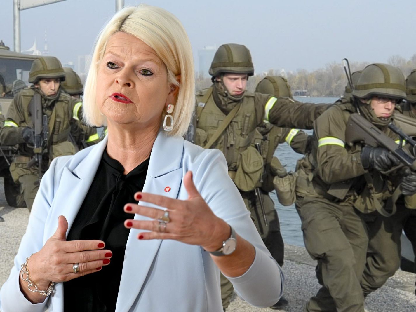 Die sechs Monate Grundwehrdienst seien "wirklich sehr kurz", meinte Verteidigungsministerin Klaudia Tanner (ÖVP).