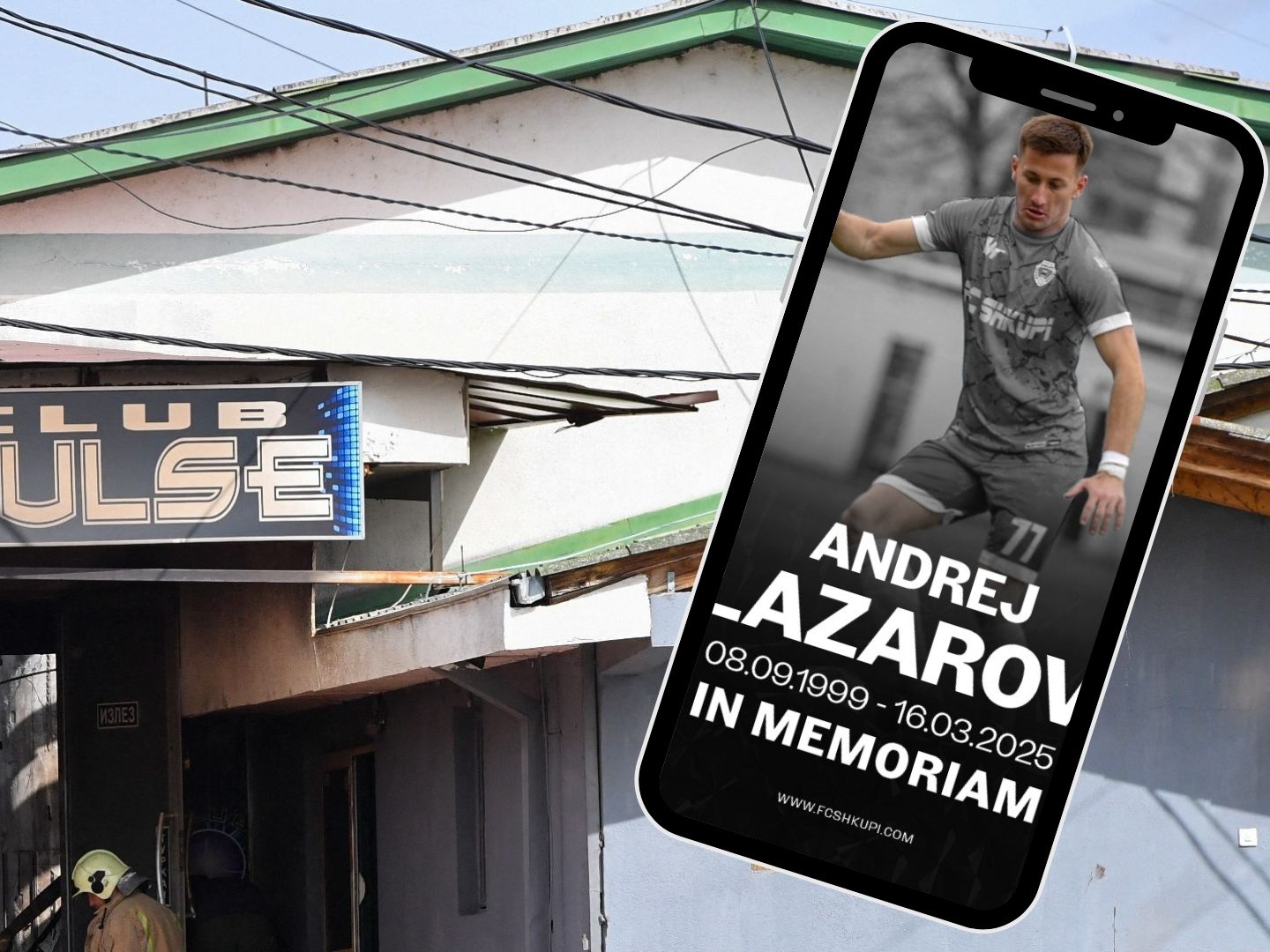 Bei einem Brand in einem Nachtklub in Nordmazedonien sind mindestens 59 Menschen ums Leben gekommen. Unter ihnen auch der Fußballprofi Andrej Lazarov.
