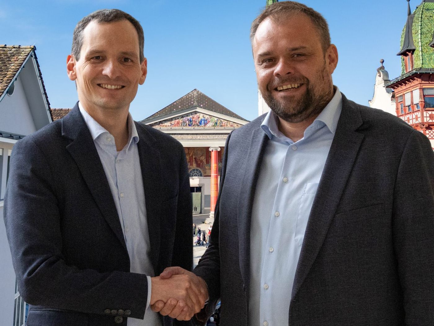 Fässler und Fäßler bei der Wahldiskussion im Conrad Sohm.