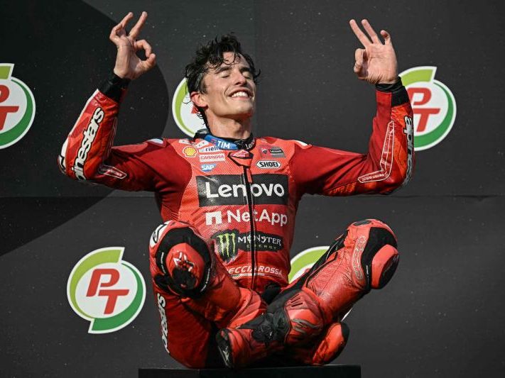 Marc Marquez hat nach dem Sprintrennen auch den WM-Auftakt gewonnen. Marc Marquez hat nach dem Sprintrennen auch den WM-Auftakt gewonnen.
