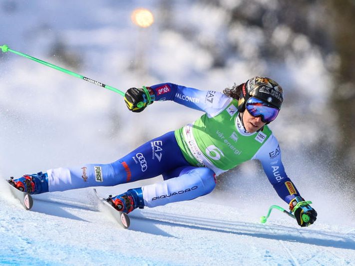 Federica Brignone (ITA) gewann das Rennen.