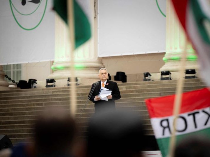 Orbán wetterte gegen seine Gegner und Kritiker.