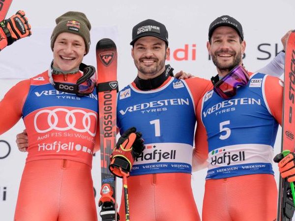 Das Schweizer Siegertrio.