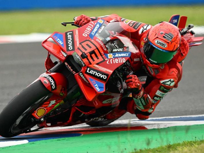 Marc Marquez (Ducati) beim Training in Termas de Rio Hondo.