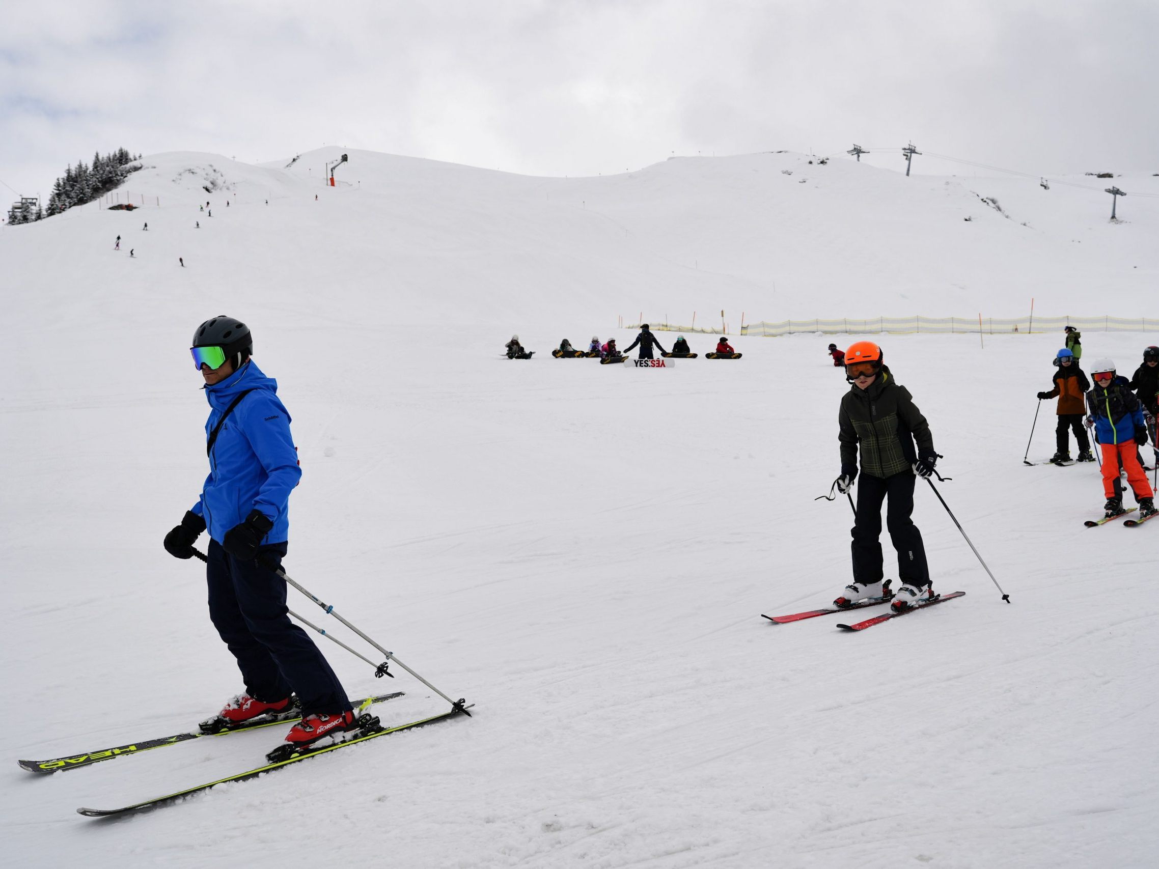 Die Schüler:innen des BORG Dornbirn verbrachten diese Woche ihre Schulskitage mit ihren Lehrer:innen im Skigebiet Golm.