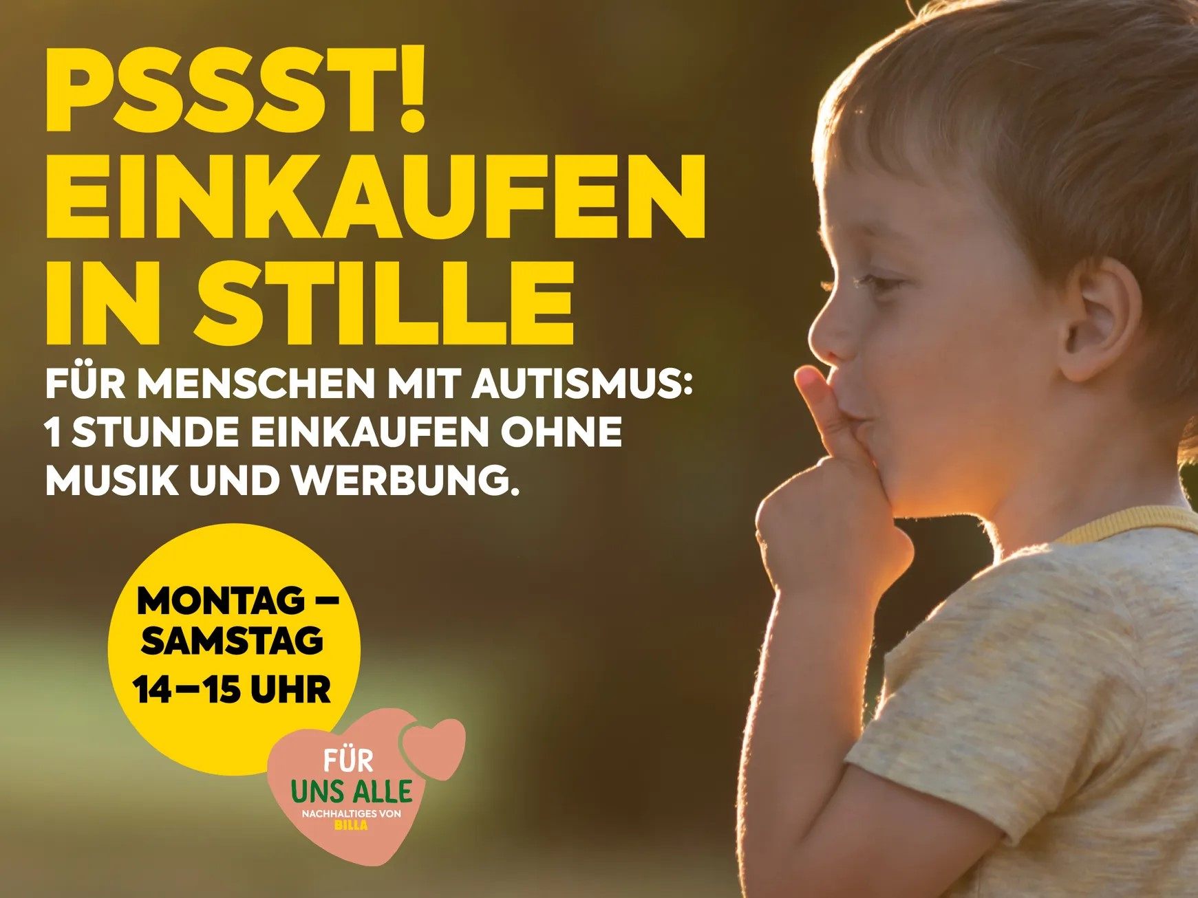 Billa setzt die "Stille Stunde" in 19 Märkten um, weitere Standorte sollen heuer noch folgen.