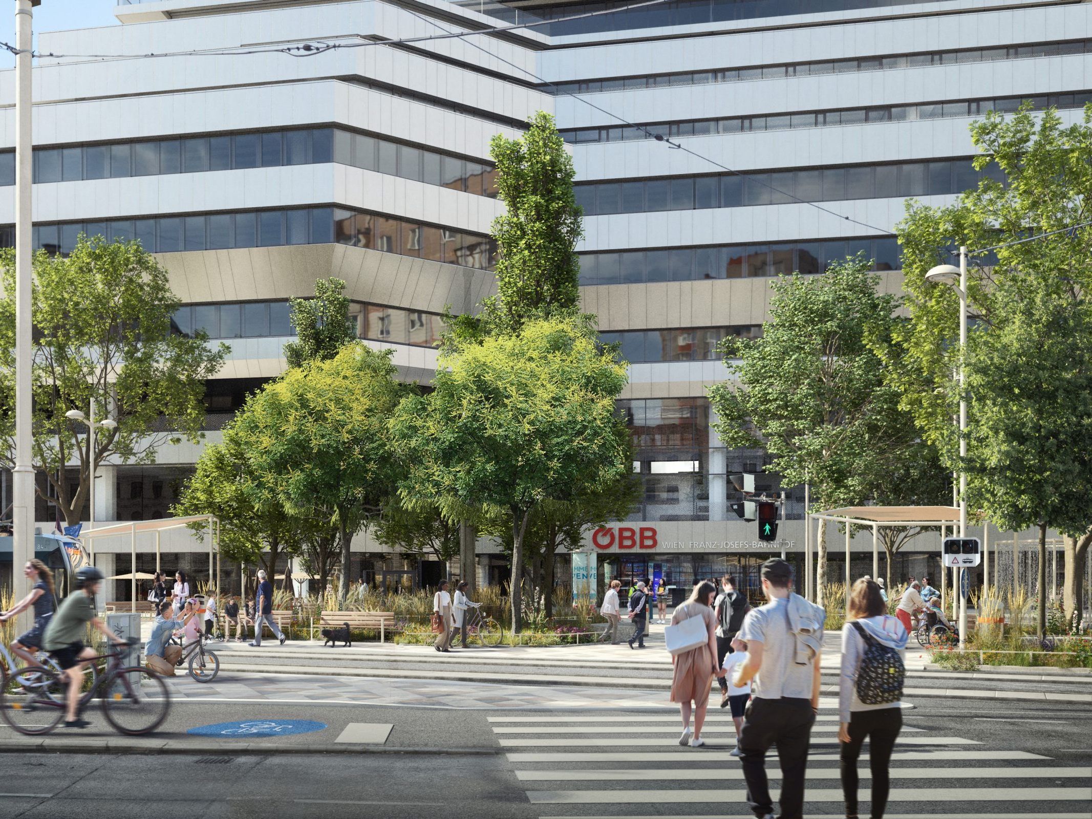 Der Julius-Tandler-Platz wird klimafit gemacht.