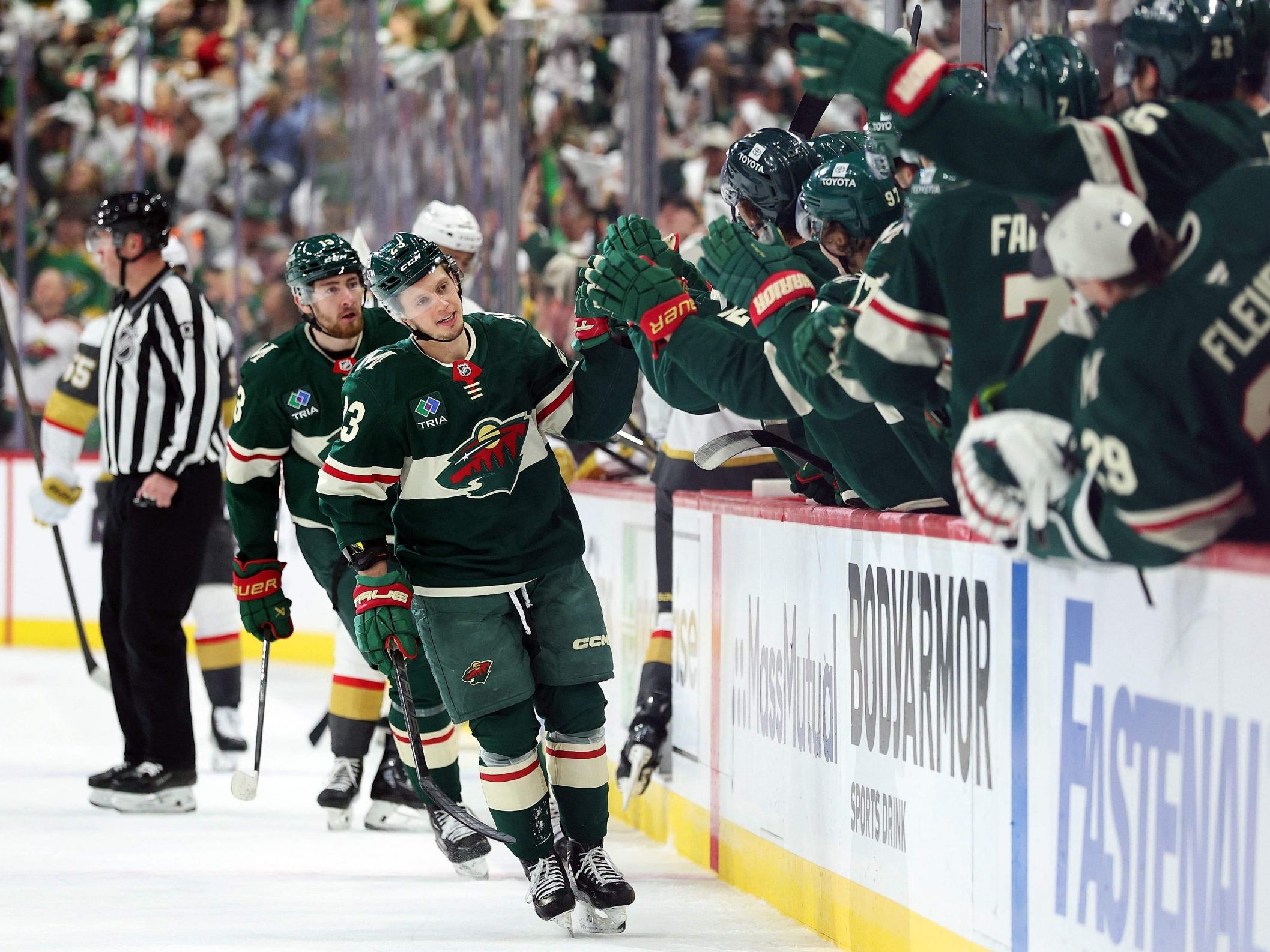 Minnesota unterlag den Vegas Golden Knights in der Overtime