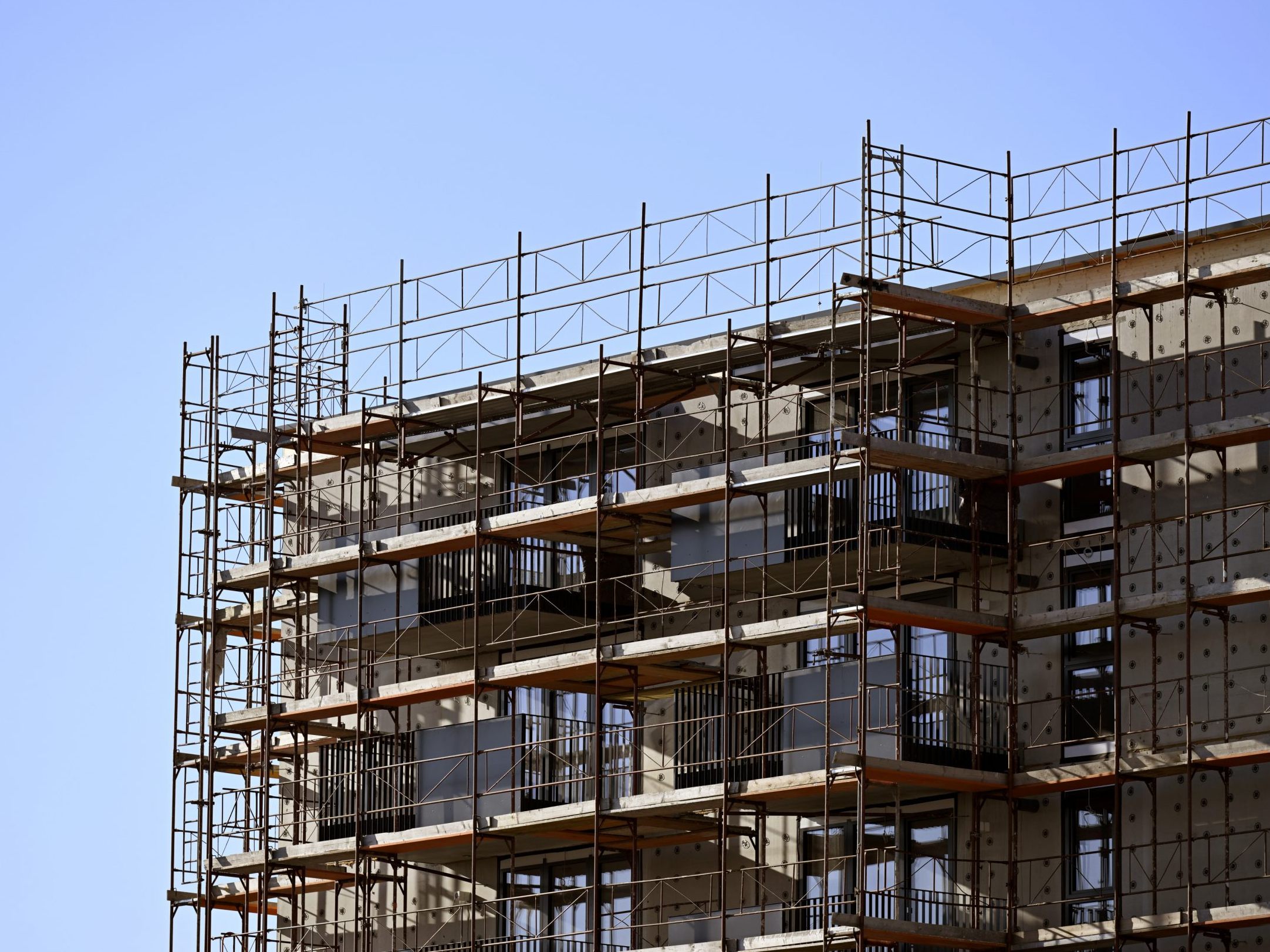 Der Wohnungsneubau in Österreich ist weiterhin stark rückgängig.
