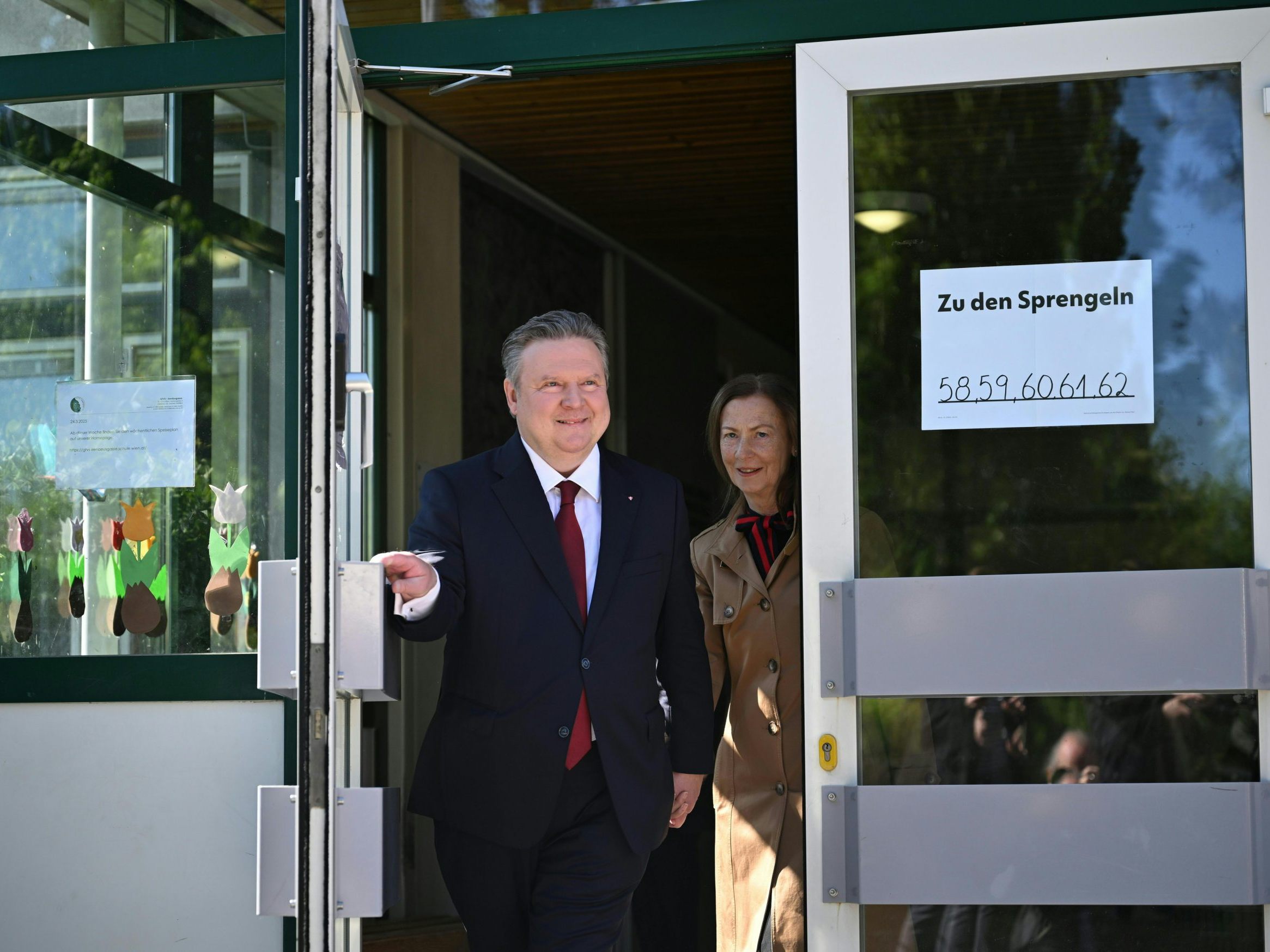 Bürgermeister Ludwig gab seine Stimme in Floridsdorf ab.