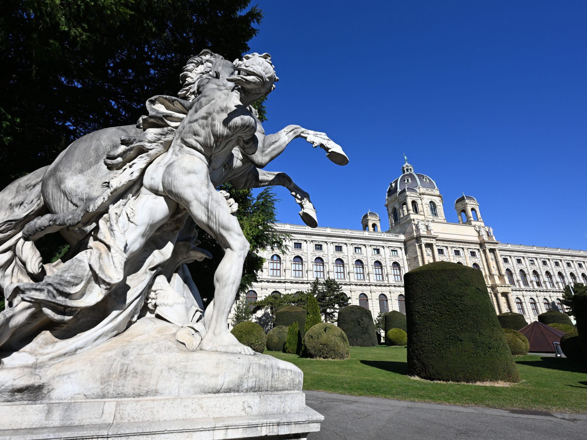 Das Naturhistorische Museum in Wien.