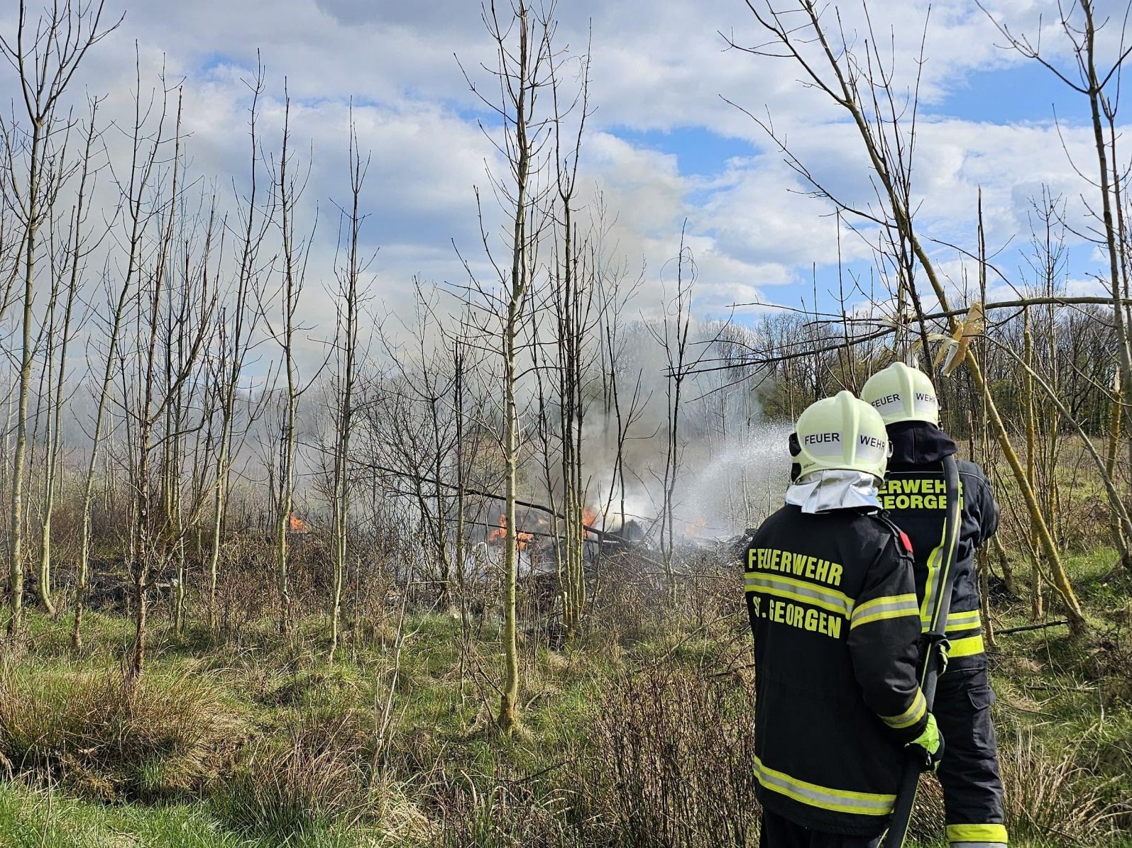 In Niederösterreich hat es nahe St. Pölten einen Flugzeugabsturz gegeben.