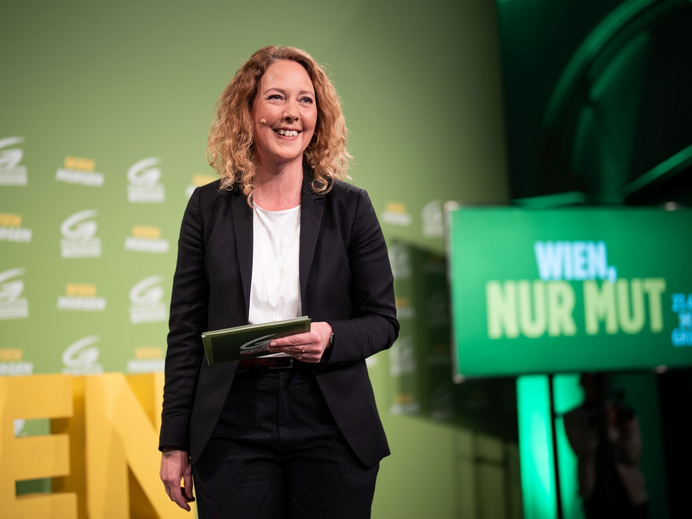 Judith Pühringer, Spitzenkandidatin bei der Wien-Wahl.