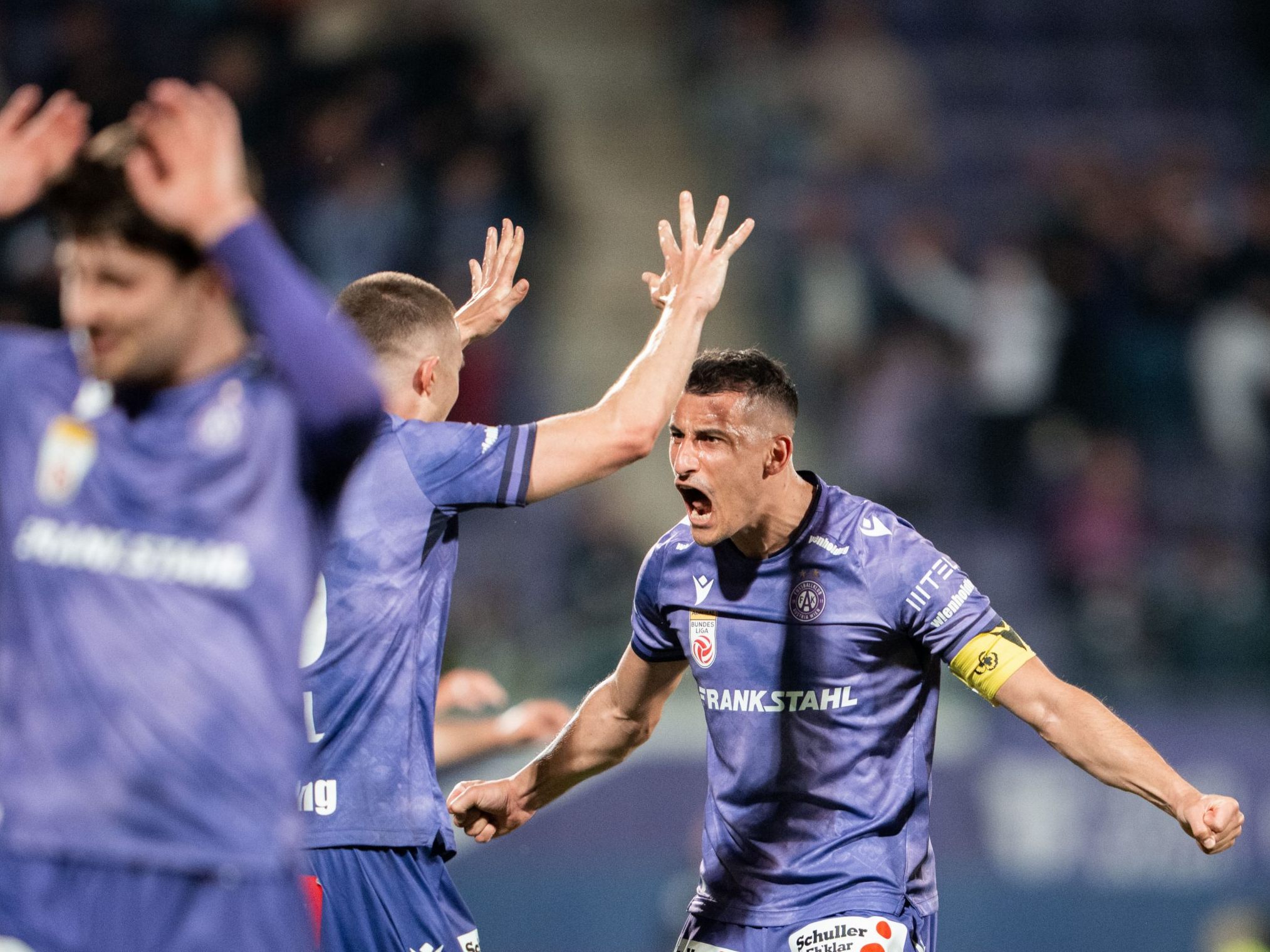 Die Wiener Austria feierte gegen Sturm einen 2:1-Sieg.