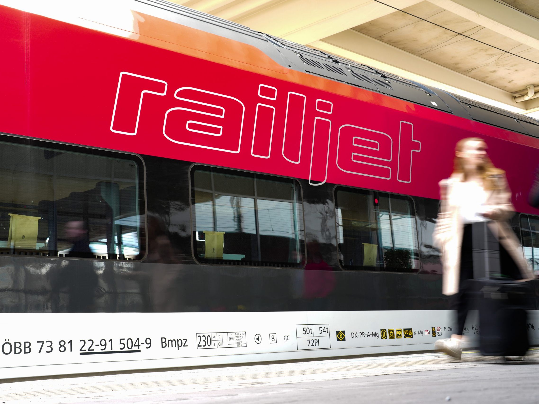 Tickets für den neuen Railjet sind bereits buchbar.