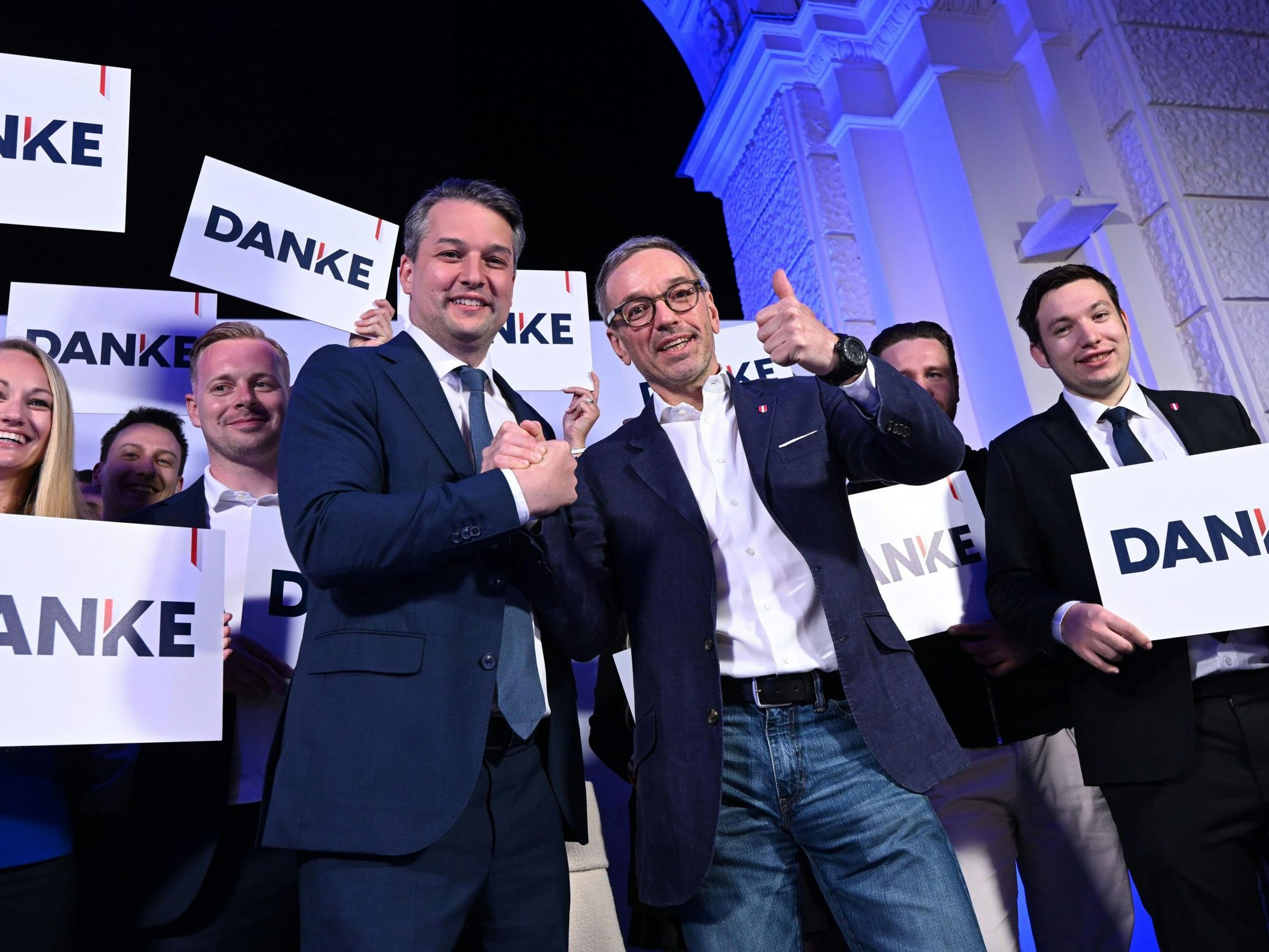 FPÖ-Wahlparty.