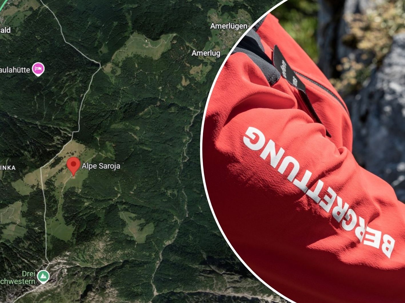 Wanderer aus Alpiner Notlage gerettet (SYMBOLBILD) Wanderer aus Alpiner Notlage gerettet (SYMBOLBILD)