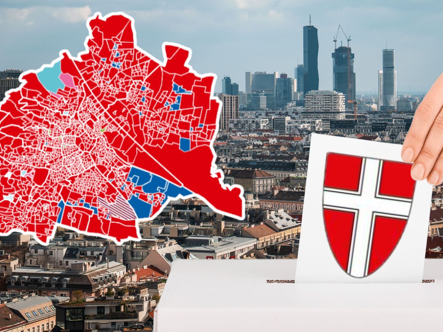 So haben die 23 Bezirke bei der Gemeinderats- und Bezirksvertretungswahl abgestimmt.