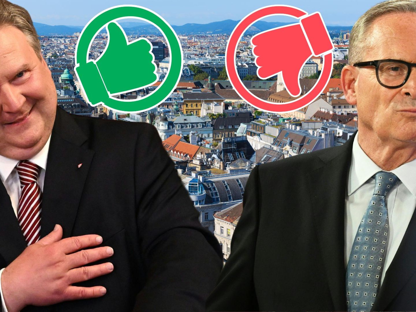 Die besten und schlechtesten Ergebnisse der Parteien in den Wiener Bezirken im Überblick.