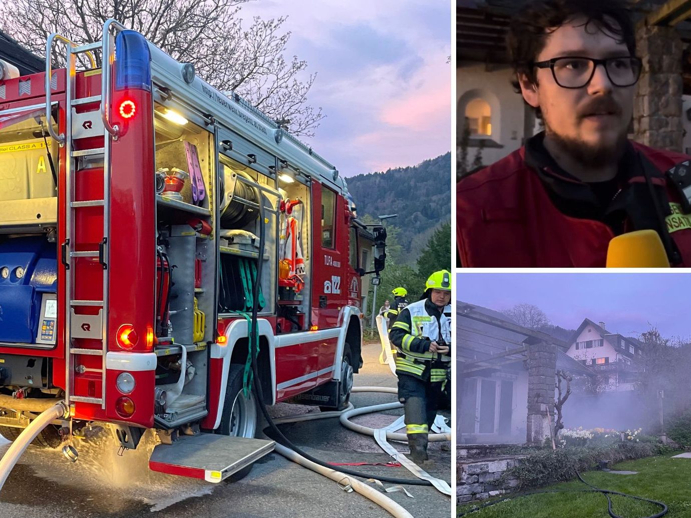 Feuerwehreinsatz nach Brand von Gartenschopf Feuerwehreinsatz nach Brand von Gartenschopf