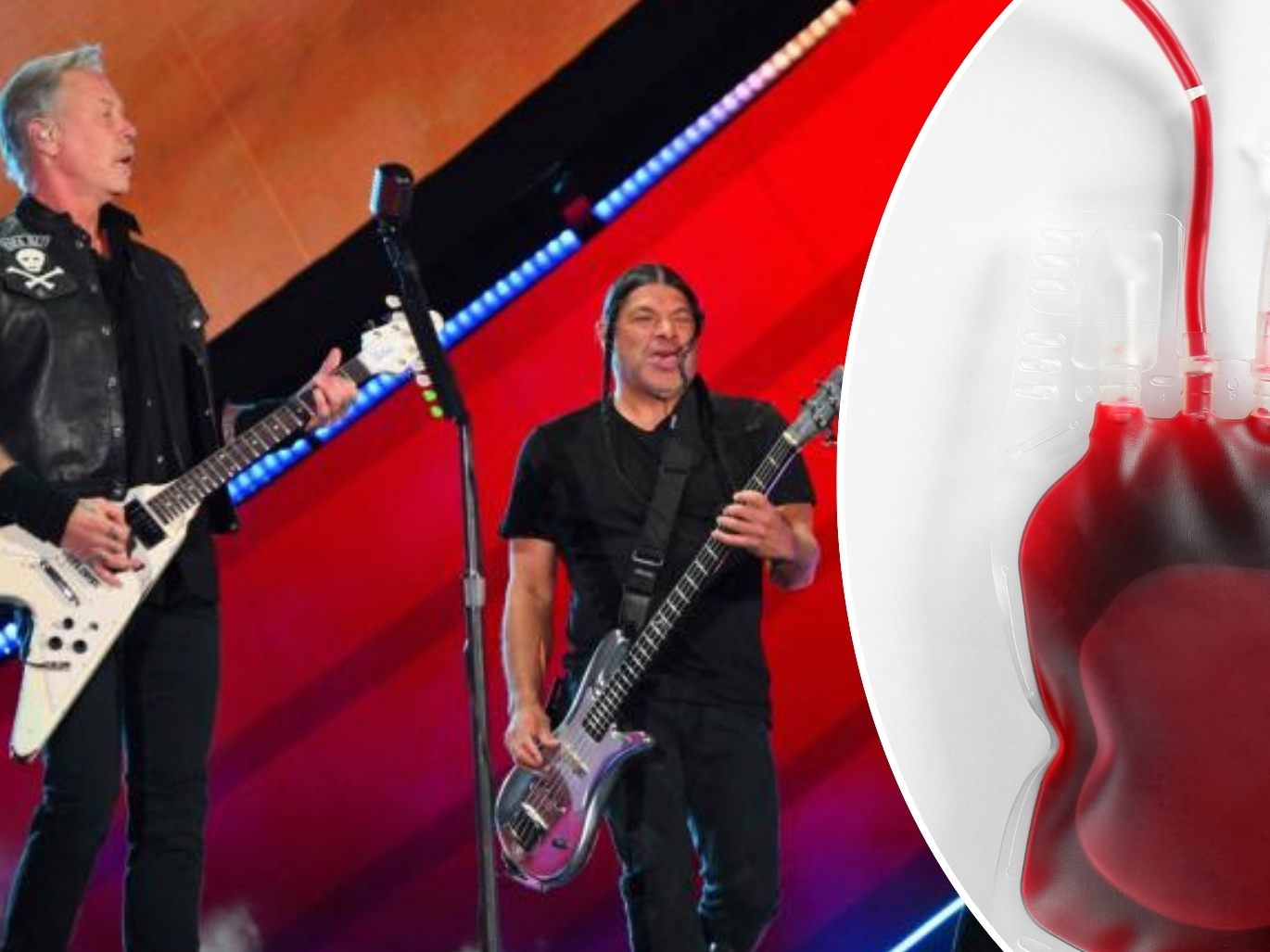 Metallica tut sich für den guten Zweck mit dem Amerikanischen Roten Kreuz zusammen. Metallica tut sich für den guten Zweck mit dem Amerikanischen Roten Kreuz zusammen.