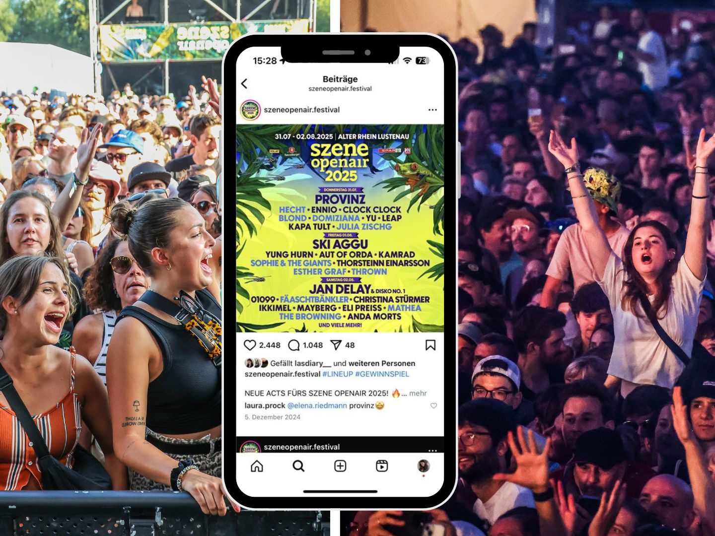Das Szene Openair zählt zu den beliebtesten Festivals in Vorarlberg.