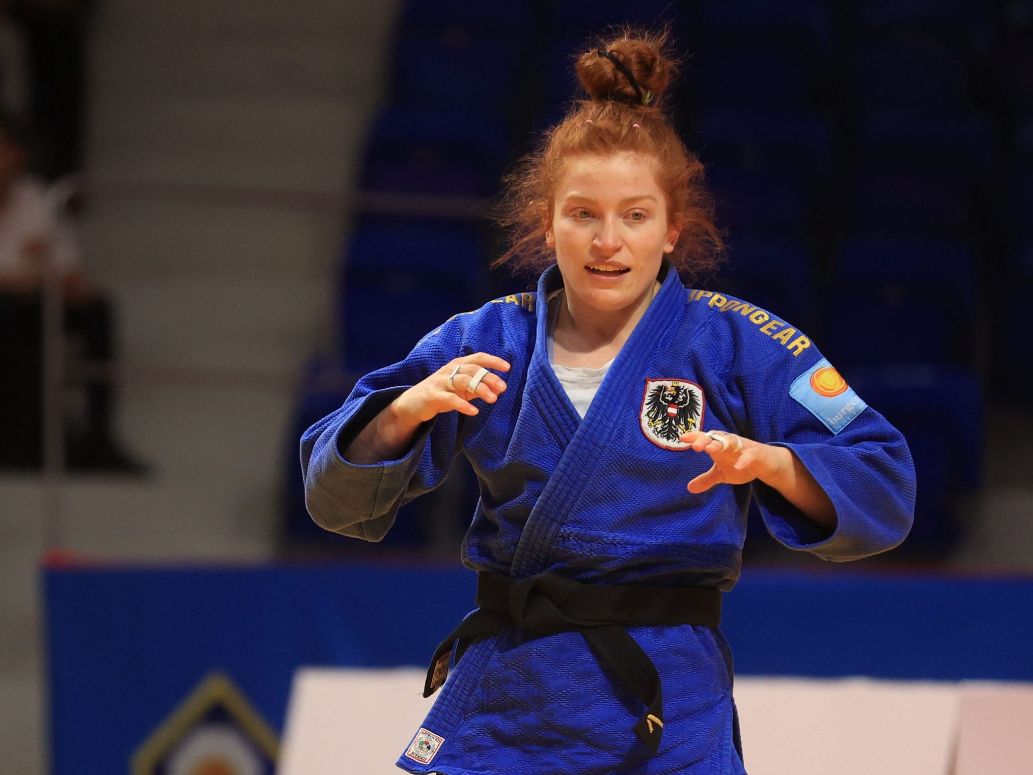 Lubjana Piovesana kämpft bei der Judo-EM in Podgorica um die Bronzemedaille. Lubjana Piovesana kämpft bei der Judo-EM in Podgorica um die Bronzemedaille.