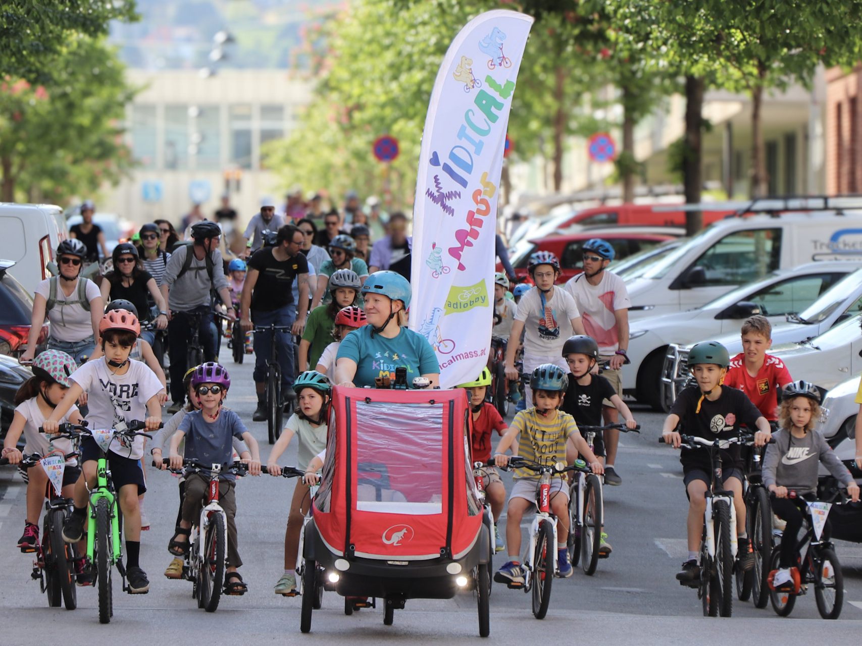 Am 10. Mai 2025 findet die Wiener Grätzl Kidical Mass bereits zum dritten Mal statt.