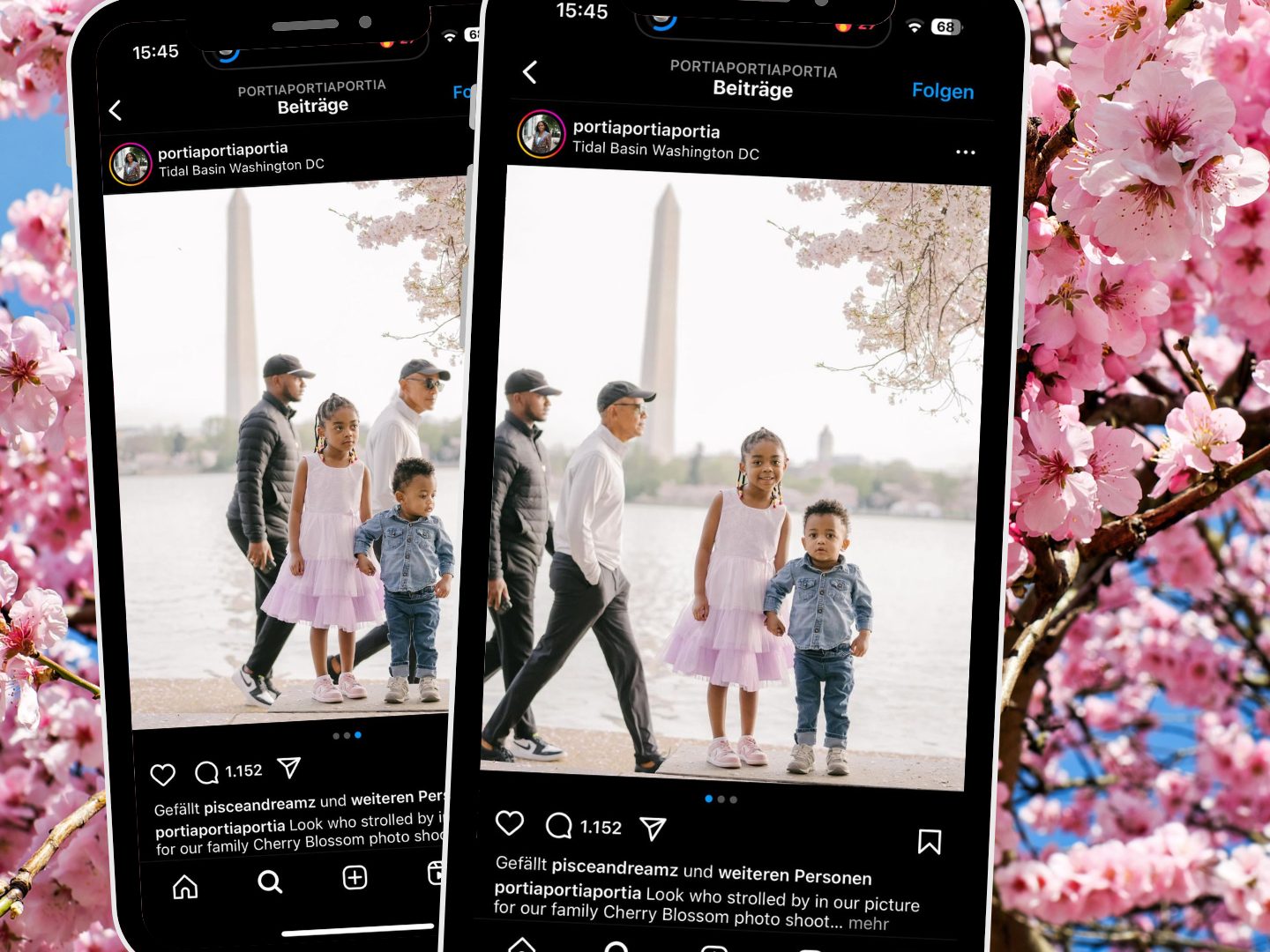 Barack Obama sorgt unfreiwillig für ein virales Highlight: Bei einem Familien-Fotoshooting in Washington läuft er zufällig durchs Bild. Barack Obama sorgt unfreiwillig für ein virales Highlight: Bei einem Familien-Fotoshooting in Washington läuft er zufällig durchs Bild.