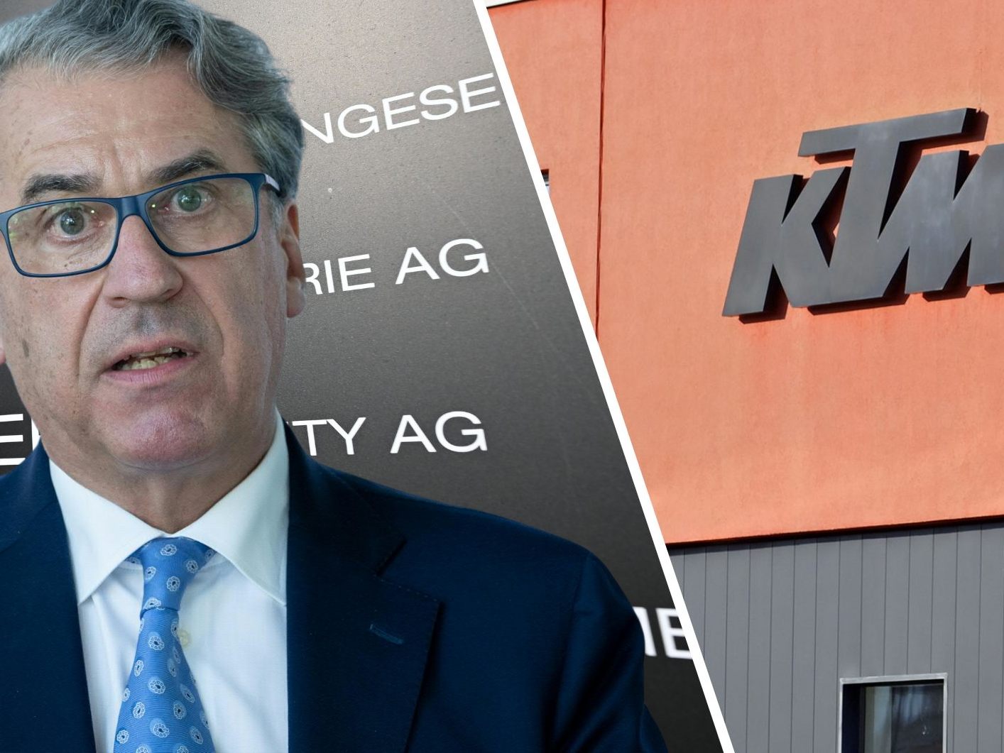 Die KTM-Mutter Pierer Mobility (im Bid: Vorstandsvorsitzender Stefan Pierer) verzeichnete im Vorjahr einen Verlust von über einer Milliarde Euro.