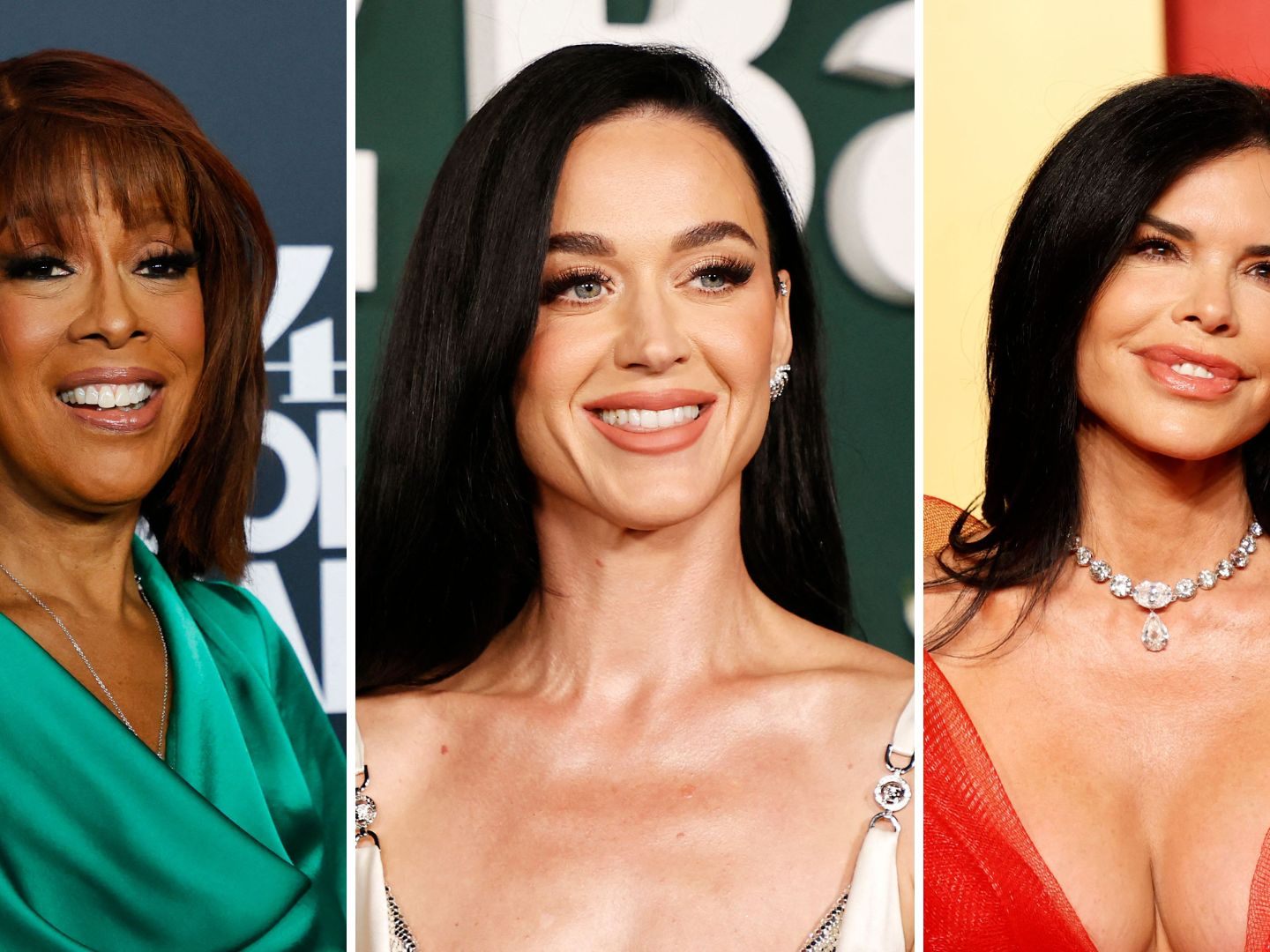 Gayle King, Katy Perry und Lauren Sanchez fliegen ins All. Gayle King, Katy Perry und Lauren Sanchez fliegen ins All.