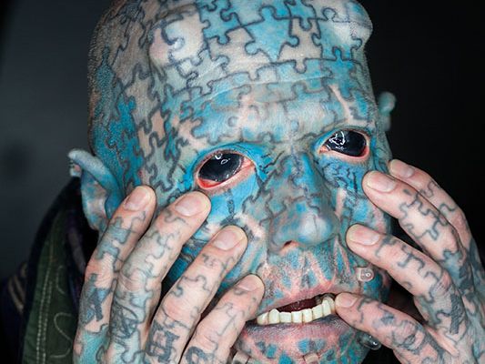 Bei der "Wildstyle & Tattoo Messe" gibt es einige Kuriositäten zu sehen.