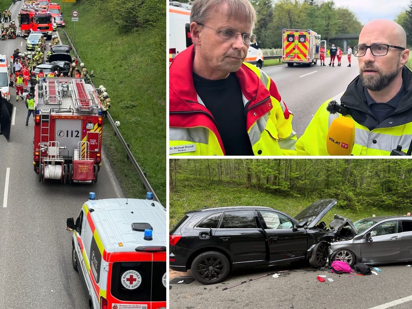 Schwerer Verkehrsunfall bei Lindau Schwerer Verkehrsunfall bei Lindau
