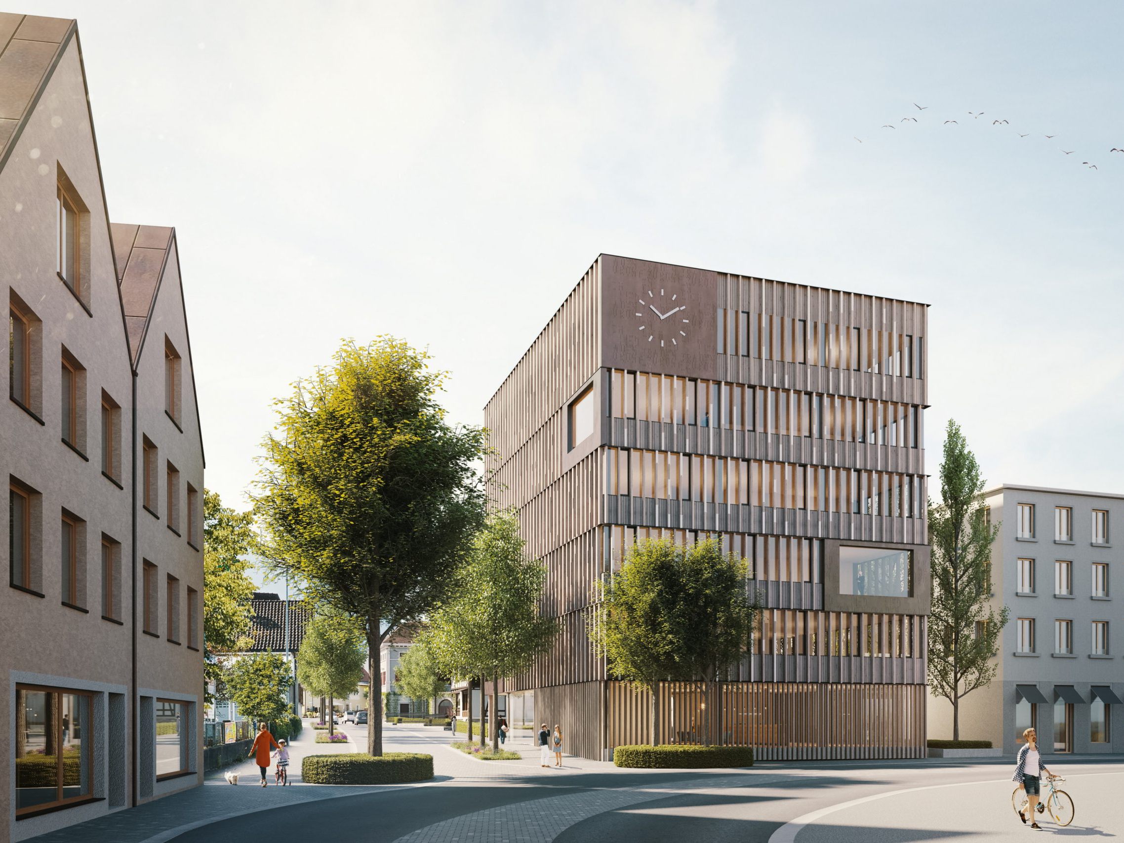 Das neue Rathaus wurde auf einer Sonderbriefmarkte verewigt. Das neue Rathaus wurde auf einer Sonderbriefmarkte verewigt.