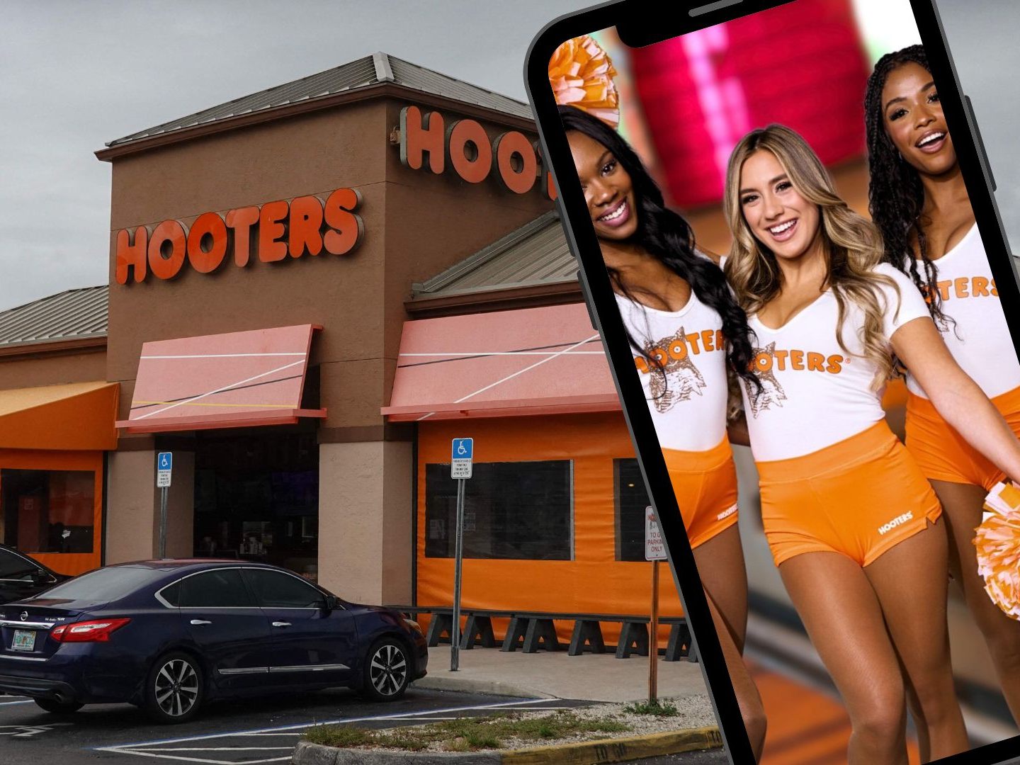 Die amerikanische Fast-Food-Kette Hooters, bekannt für ihre durchgehend weiblichen Bedienungen, ist insolvent.