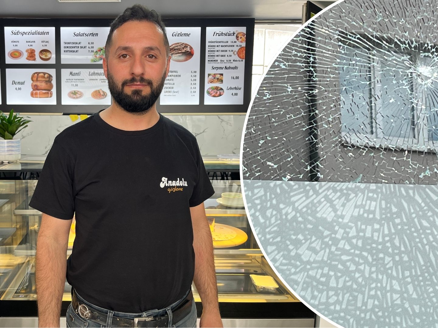 Ilyas hat Angst. Bereits zum sechsten Mal wurde auf sein Lokal geschossen.