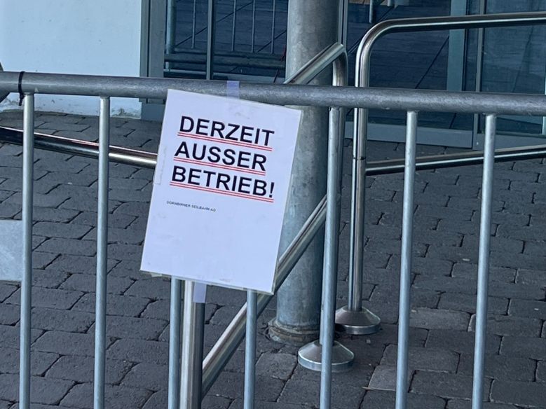 Die Karrenseilbahn ist aktuell außer Betrieb.