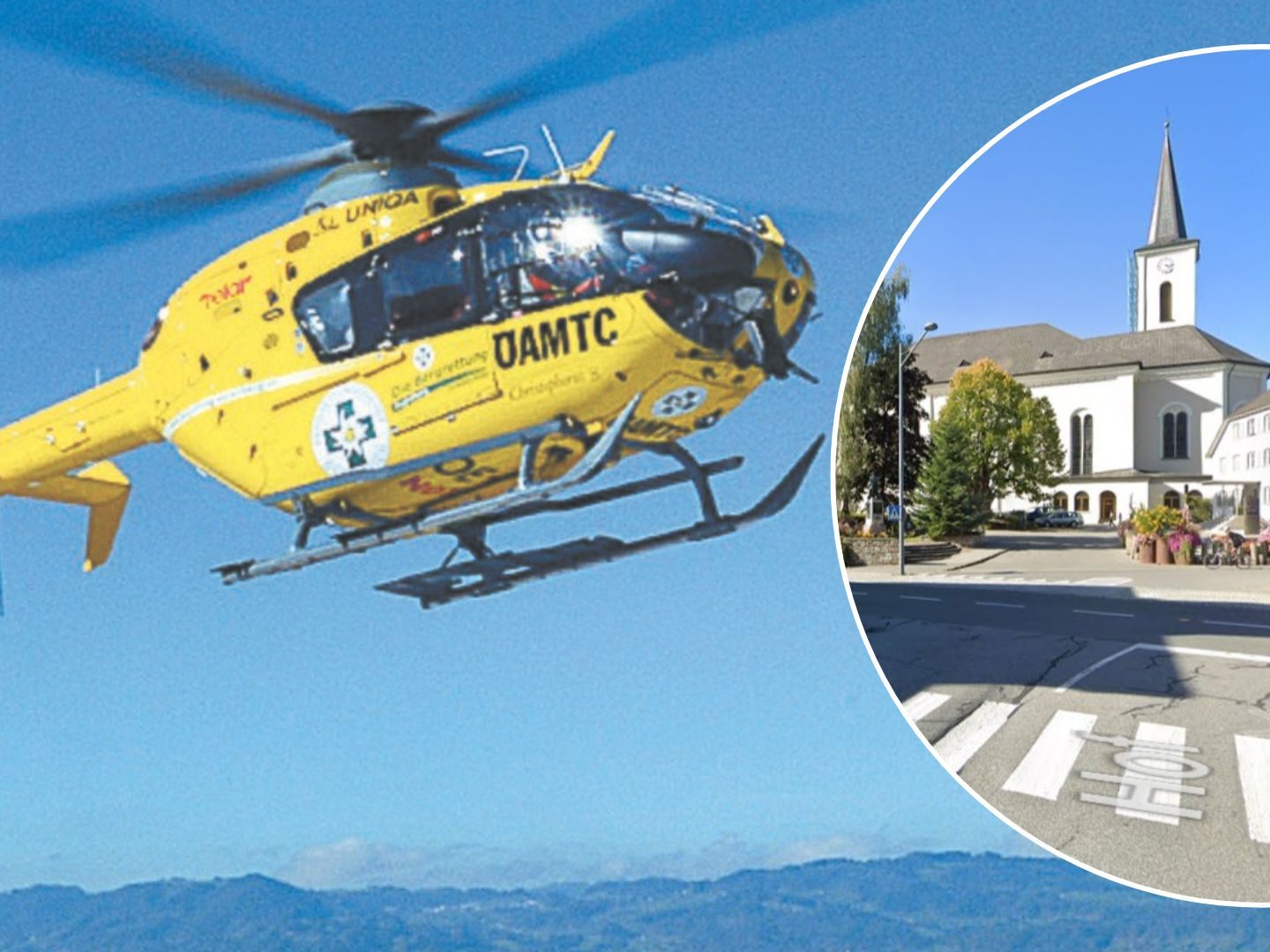 Kind musste ins Krankenhaus geflogen werden