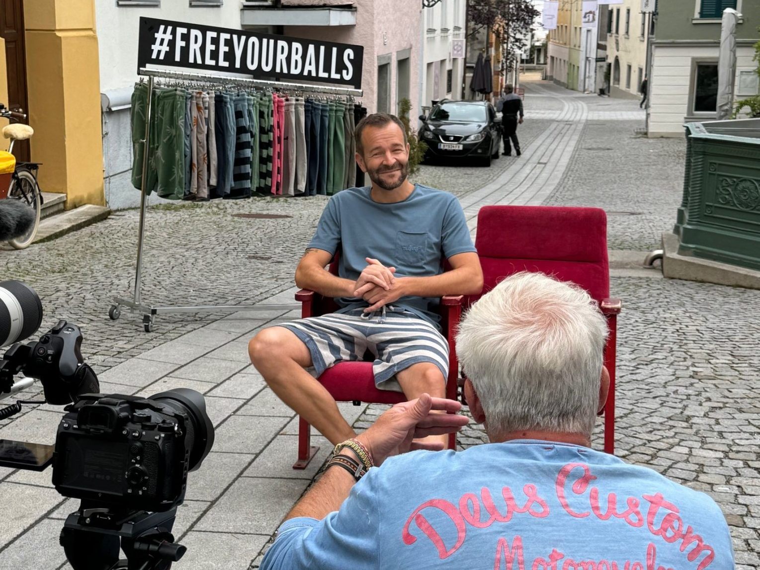 Gedreht wurde das Nuffinz-Portrait mitten im Herzen von Bregenz.