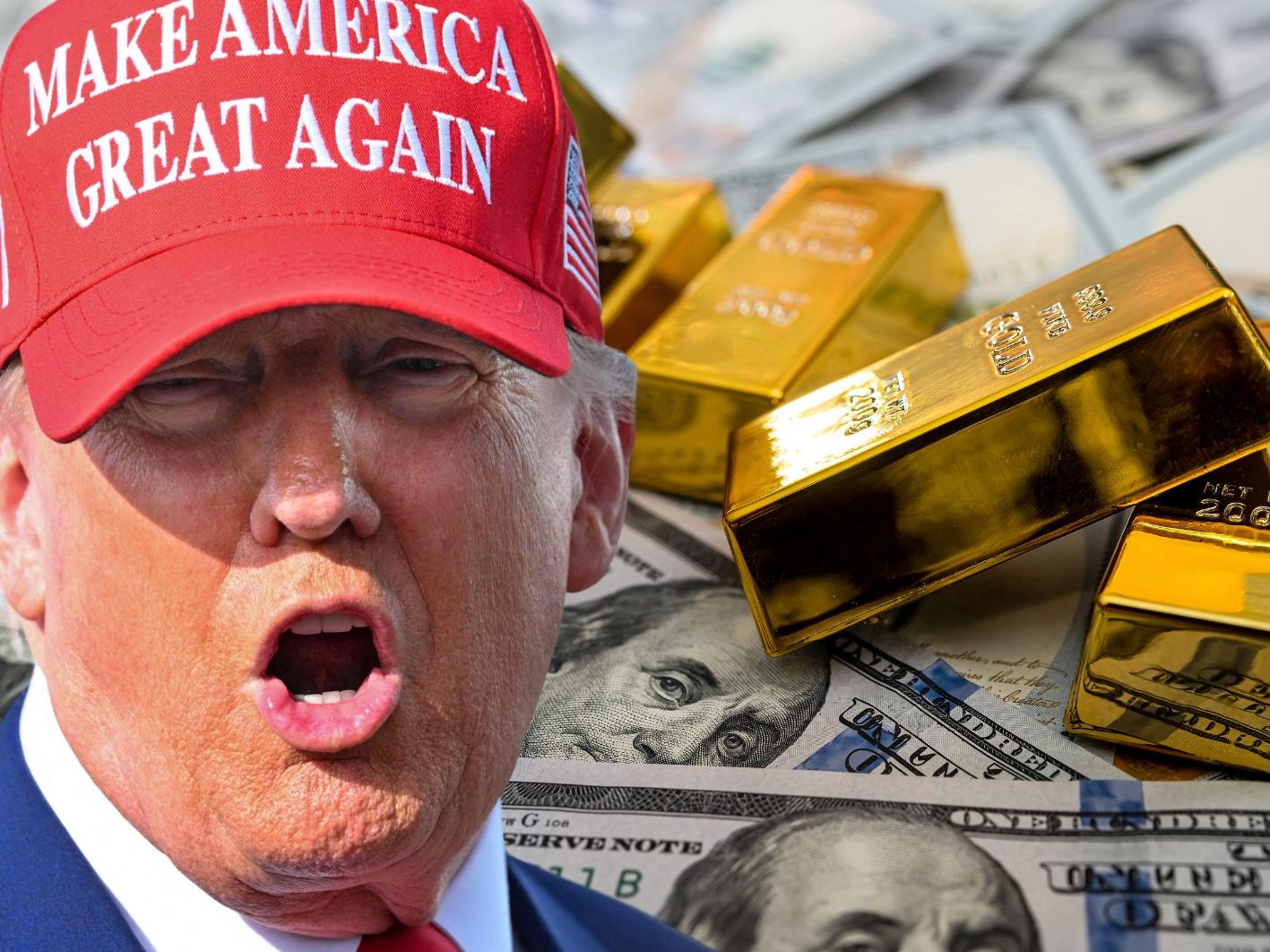 Erratische US-Wirtschaftspolitik von US-Präsident Trump treibt Goldpreis in die Höhe.