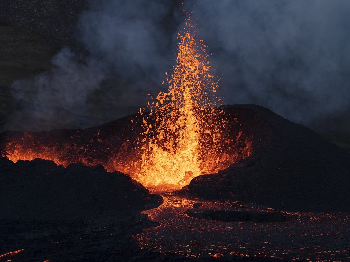 Neuer Vulkanausbruch auf Island. Neuer Vulkanausbruch auf Island.