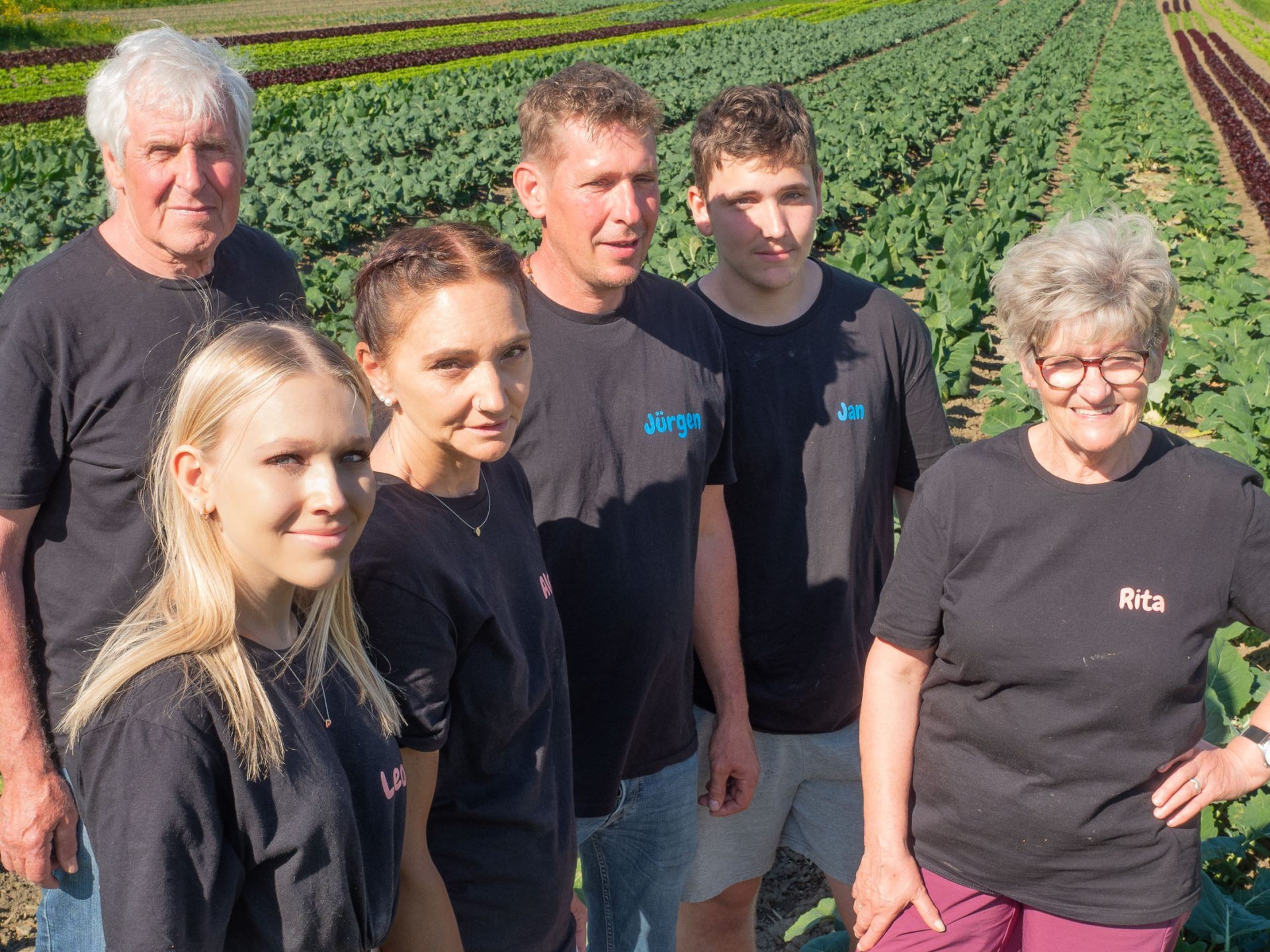 Die Familie Meusburger - Leopold, Jürgen, Jan, Leonie, Alexandra und Rita