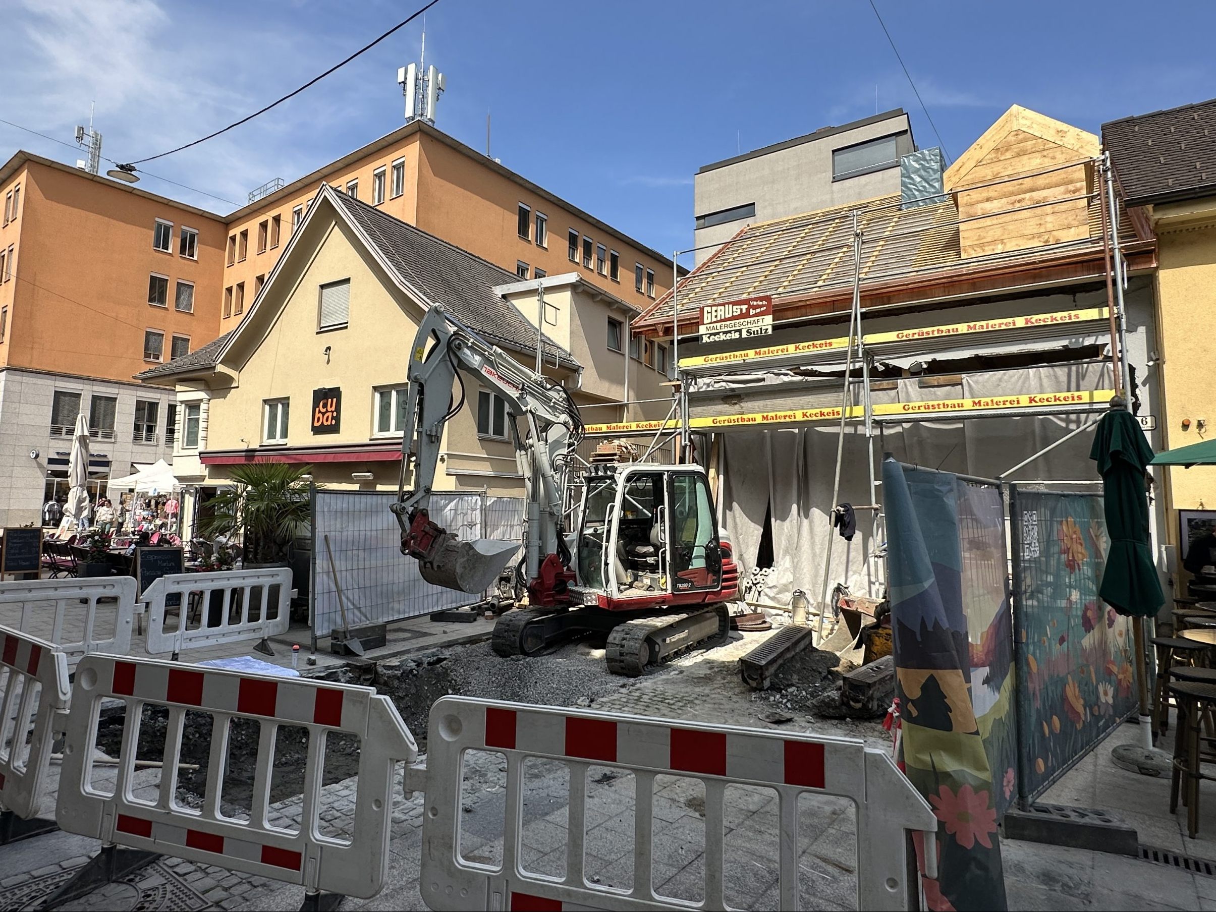 In der Bregenzer Innenstadt tut sich was.