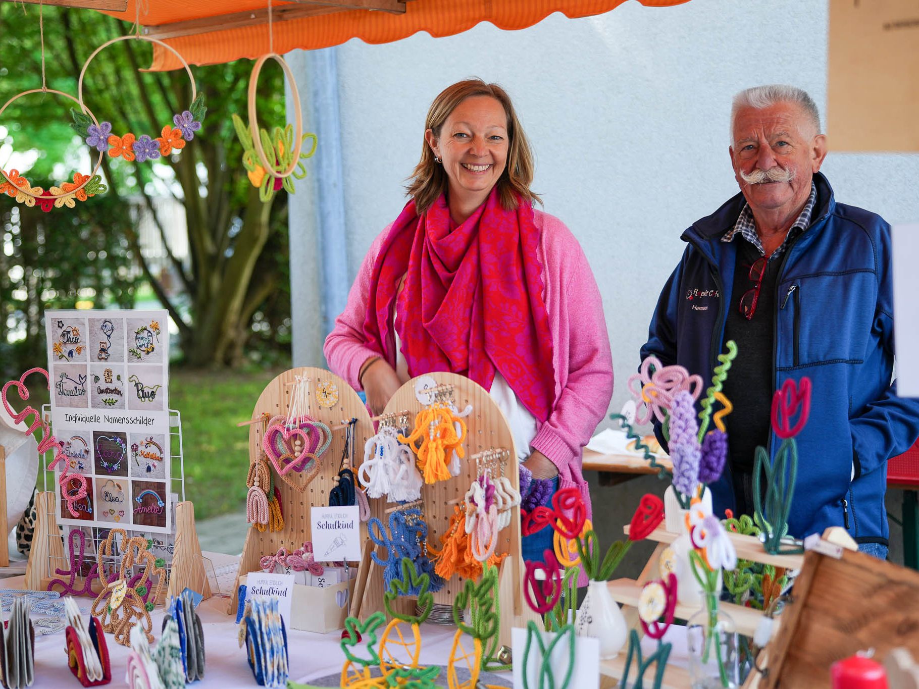 Vergangenen Samstag fand erstmalig der Kreativmarkt vor der Säge in Lauterach statt.