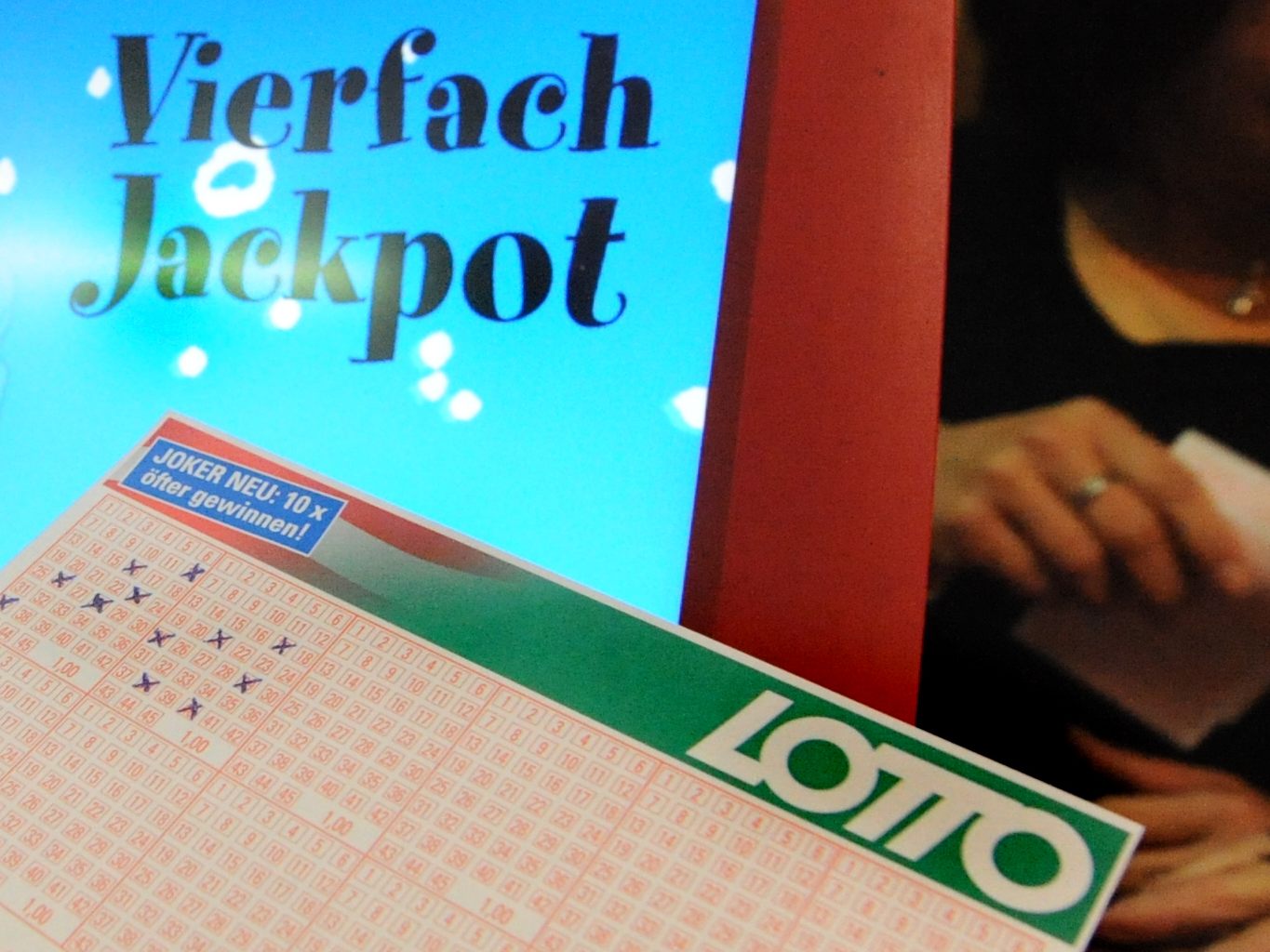 Am Mittwoch geht es um einen Lotto-Vierfachjackpot.