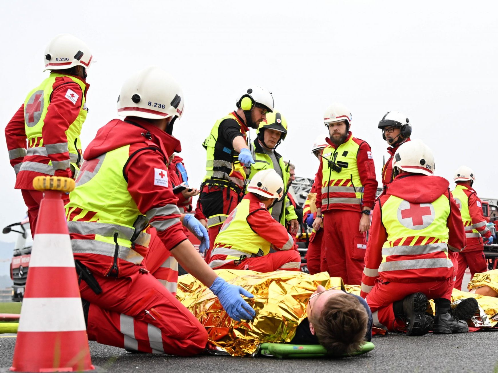 500 Rotkreuz-Helfer trainieren in Kärnten für den Ernstfall.